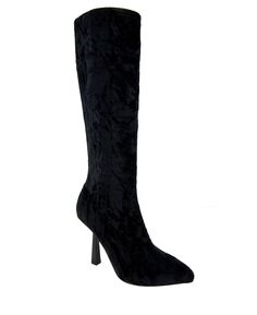 Женские узкие высокие ботинки Isra с внутренней молнией BCBGeneration, черный