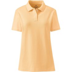 Женская сетчатая рубашка-поло с коротким рукавом для школьной формы Lands&apos; End