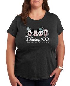 Модная футболка больших размеров с рисунком Disney Air Waves, серый