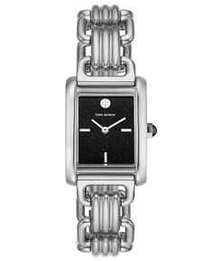 Женские часы The Eleanor с браслетом из нержавеющей стали, 25 мм Tory Burch, серебро