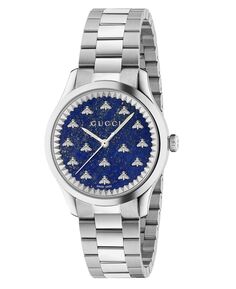 Женские швейцарские часы G-Timeless Multibee с браслетом из нержавеющей стали, 32 мм Gucci