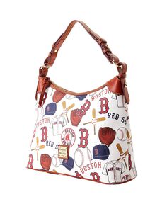 Женская сумка-хобо Boston Red Sox Game Day Dooney &amp; Bourke, белый