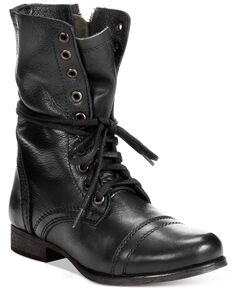 Женские армейские ботинки Troopa на шнуровке Steve Madden