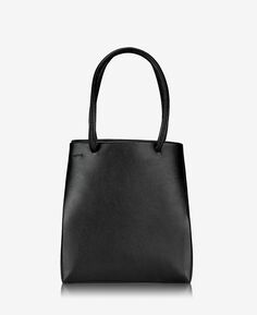 Миниатюрная кожаная сумка-шоппер Sydney GiGi New York, черный