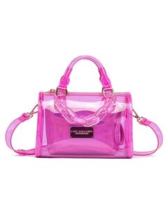 Миниатюрная сумка через плечо с голограммой Crystal LIKE DREAMS, розовый