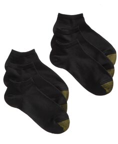 Женские повседневные ультрамягкие носки (6 пар) Gold Toe, черный