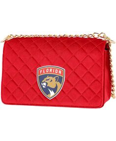 Женская бархатная сумка цвета команды Florida Panthers Cuce, красный