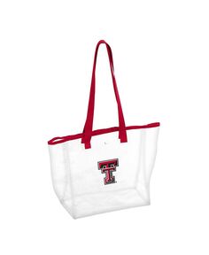 Женская прозрачная сумка-тоут Texas Tech Red Raiders Team Stadium Logo Brands