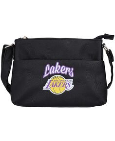 Женская сумка через плечо с логотипом Los Angeles Lakers FOCO, черный