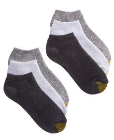 Женские повседневные носки с подушечкой до щиколотки (6 пар), также доступны в расширенных размерах Gold Toe