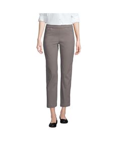 Женские укороченные брюки-чиносы школьной формы со средней посадкой и короткими брюками-чиносами Lands&apos; End