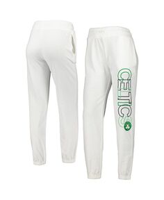 Женские белые брюки Boston Celtics Sunray Concepts Sport, белый