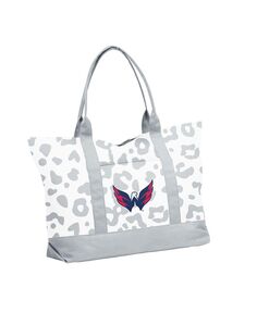 Женская сумка-тоут Washington Capitals с леопардовым узором Logo Brands