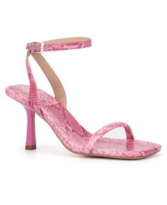 Женские сандалии Ashlyn с запахом на щиколотке New York &amp; Company, розовый