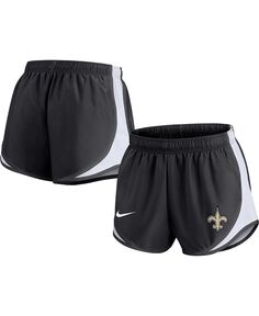 Женские черные шорты Tempo больших размеров New Orleans Saints Nike, черный