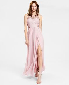 Украшенное платье-тюльпан для юниоров City Studios, розовый