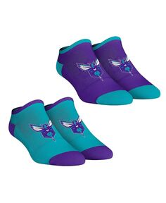 Женские носки Charlotte Hornets Core Team, комплект из 2 коротких носков до щиколотки Rock &apos;Em