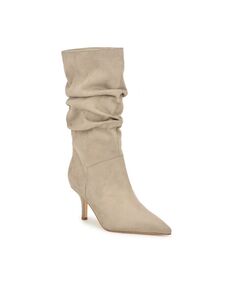 Женские классические ботинки Mycki с острым носком и рюшами Nine West