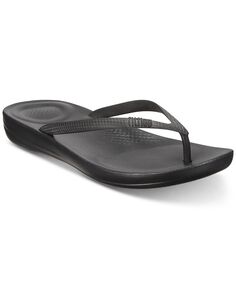 Женские эргономичные шлепанцы Iqushion FitFlop, черный