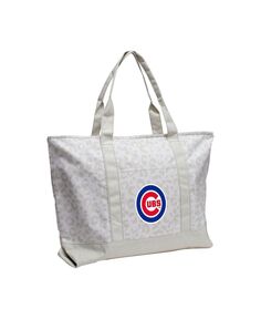 Женская сумка-тоут с леопардовым принтом Chicago Cubs Logo Brands, серый