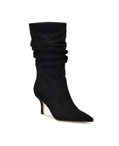 Женские классические ботинки Mycki с острым носком и рюшами Nine West, черный