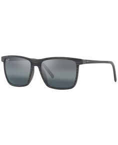 Поляризационные солнцезащитные очки унисекс, односторонние Maui Jim, серый
