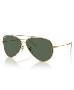 Солнцезащитные очки унисекс, Aviator Reverse RBR0101 Ray-Ban, золотой