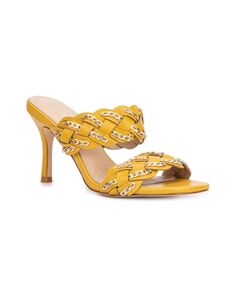 Женские босоножки на каблуке Courtney New York &amp; Company, желтый