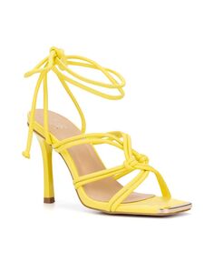 Женские босоножки Christa на высоком каблуке со шнуровкой New York &amp; Company, желтый