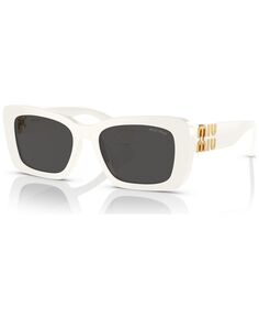 Женские солнцезащитные очки, MU 07YS MIU MIU, белый