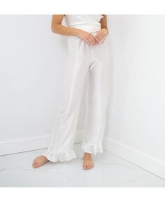 Женские шелковые брюки с рюшами по краю — коллекция шелка Le Laurier Bridal