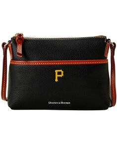 Женская сумка через плечо Pittsburgh Pirates Pebble Ginger Dooney &amp; Bourke, черный