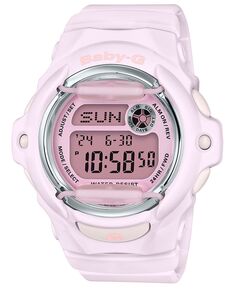 Женские цифровые часы с розовым полимерным ремешком, 42,6 мм G-Shock, розовый