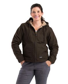Женская куртка с капюшоном из мягкого камня на подкладке, большие размеры Berne