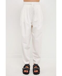 Женские брюки-баллоны с завышенной талией Grey Lab, белый