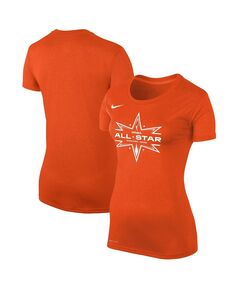 Женская оранжевая футболка с логотипом Матча всех звезд WNBA 2022 Legend Performance Nike