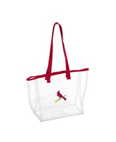 Женская прозрачная сумка-тоут St. Louis Cardinals Stadium Logo Brands, красный