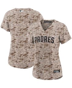 Женская камуфляжная майка San Diego Padres USMC, альтернативная реплика команды Nike