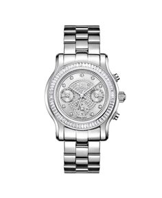 Женские часы Laurel Diamond (1/10 карата) из нержавеющей стали Jbw, серебро
