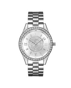 Женские часы Mondrian Diamond (1/6 карата) из нержавеющей стали Jbw