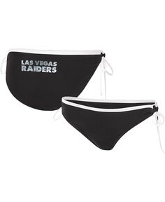 Женские черные плавки бикини Las Vegas Raiders Perfect Match G-III 4Her by Carl Banks, черный