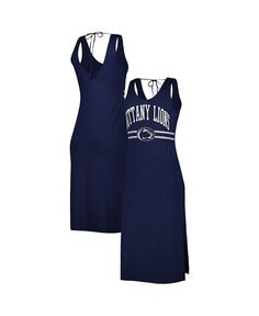 Женское темно-синее платье макси с v-образным вырезом Penn State Nittany Lions Training G-III 4Her by Carl Banks, темно-синий