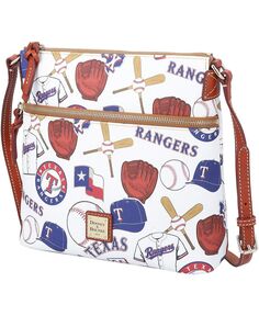 Женская сумка через плечо Texas Rangers Gameday Dooney &amp; Bourke, белый