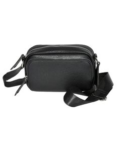 Женская сумка через плечо с передним карманом на молнии NICCI, черный