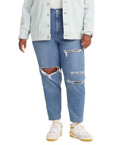 Модные женские джинсы Mom с высокой талией больших размеров Levi&apos;s Levis