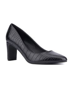 Женские туфли-лодочки Hope на каблуке – широкая ширина Fashion To Figure, черный