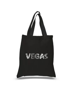 Vegas — маленькая сумка-тоут Word Art LA Pop Art, черный