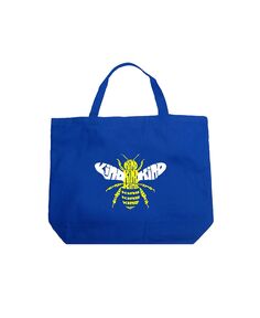Bee Kind — большая сумка-тоут Word Art LA Pop Art