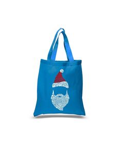 Санта-Клаус — маленькая сумка-тоут Word Art LA Pop Art