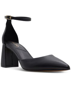 Женские туфли Jan с острым носком и ремешком на щиколотке, туфли-лодочки на блочном каблуке ALDO